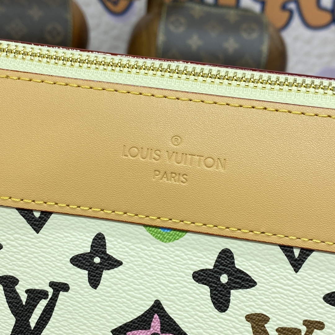 LV M83568 Louis Vuitton Pochette Voyage Souple Vanilla | lv m83568 louis vuitton pochette voyage souple white 5