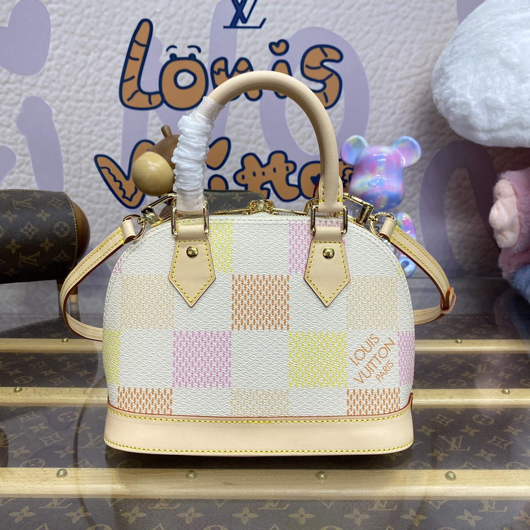 LV N40516 Louis Vuitton Alma BB Bag Peach Pink | lv n40516 louis vuitton alma bb bag peach pink 2