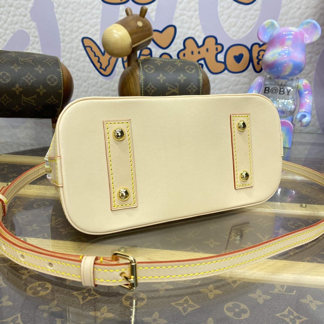LV N40516 Louis Vuitton Alma BB Bag Peach Pink | lv n40516 louis vuitton alma bb bag peach pink 4