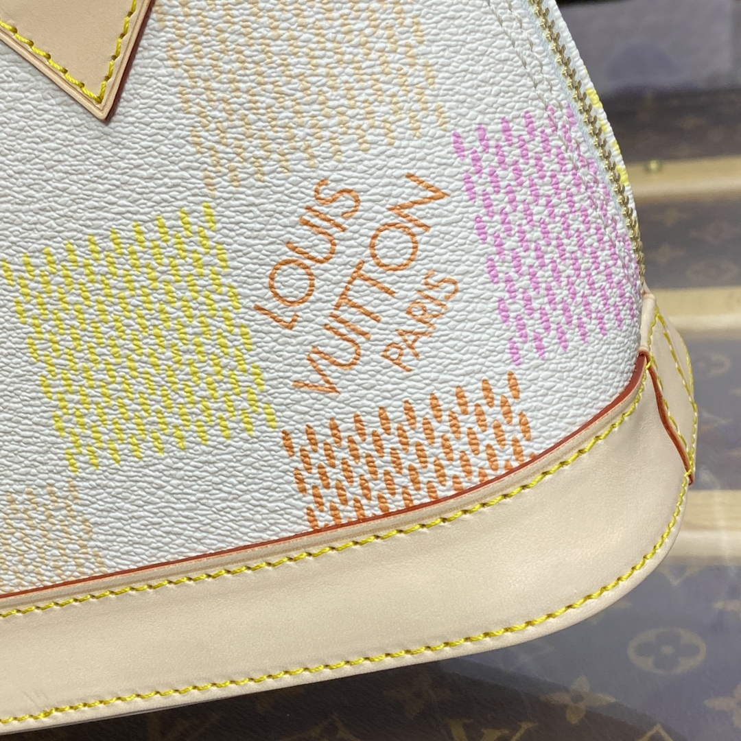 LV N40516 Louis Vuitton Alma BB Bag Peach Pink | lv n40516 louis vuitton alma bb bag peach pink 6
