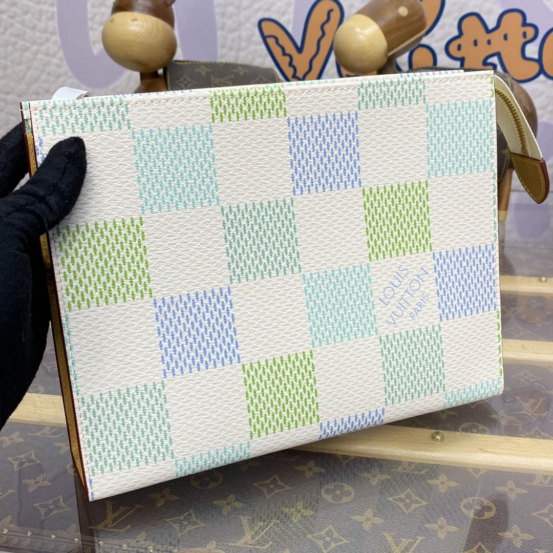 LV N40740 Louis Vuitton Toilet Pouch Bag Pistachio Green | lv n40740 louis vuitton toilet pouch bag blue 5