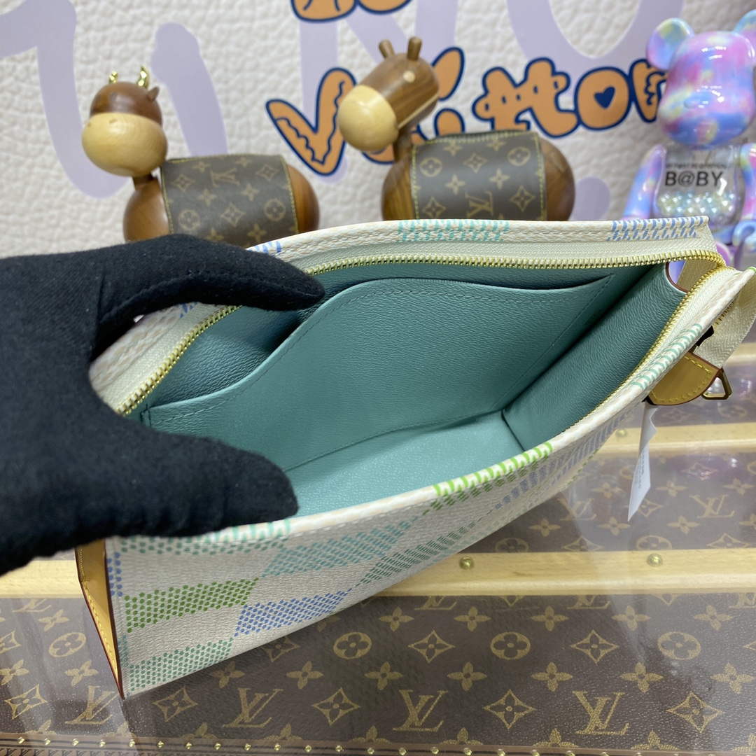 LV N40740 Louis Vuitton Toilet Pouch Bag Pistachio Green | lv n40740 louis vuitton toilet pouch bag blue 9
