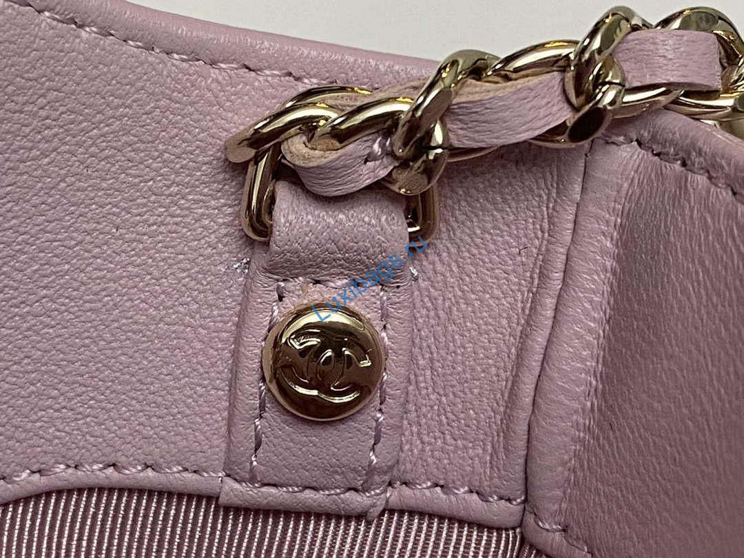 Chanel AP3656 Small Shopping Bag Shiny Lambskin & Gold-Tone Metal Light Pink | chanel ap3656 small shopping bag shiny lambskin gold tone metal black 17