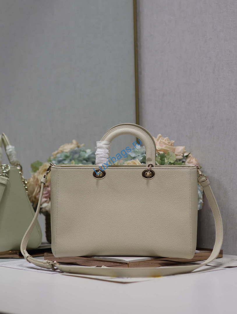 Dior M1152 Large Lady D-Sire My ABCDior Bag Beige Bull Leather | dior large m1152 lady d sire my abcdior bag beige bull leather 009