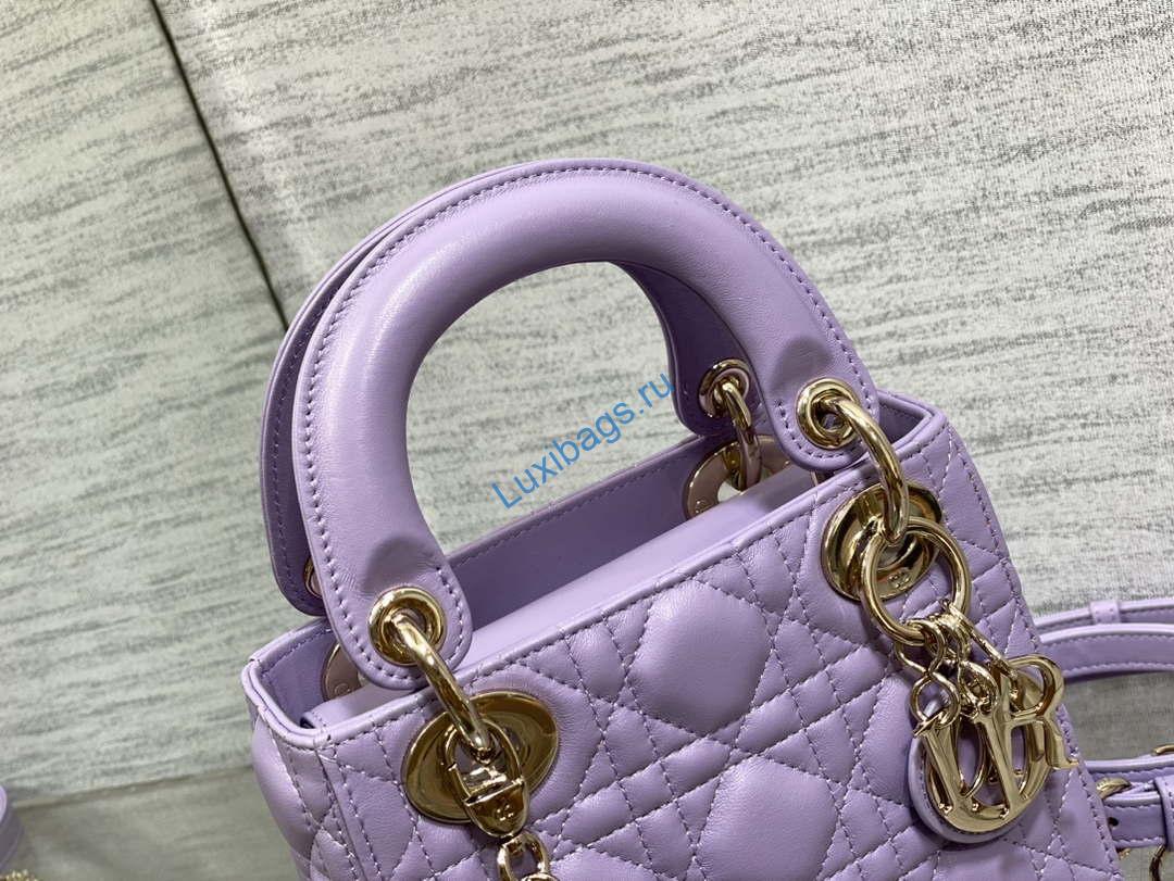 dior m0505 mini lady dior bag lilac cannage lambskin 1 Dior M0505 Mini Lady Dior Bag Lilac Cannage Lambskin | dior m0505 mini lady dior bag lilac cannage lambskin 002