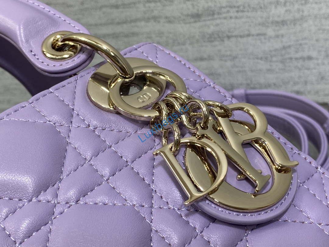 dior m0505 mini lady dior bag lilac cannage lambskin 2 Dior M0505 Mini Lady Dior Bag Lilac Cannage Lambskin | dior m0505 mini lady dior bag lilac cannage lambskin 003