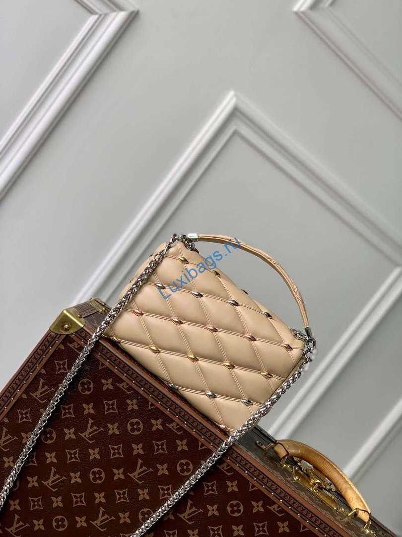 LV M24151 Louis Vuitton GO-14 MM Handbag Beige | lv m24151 louis vuitton go 14 mm handbag beige 3