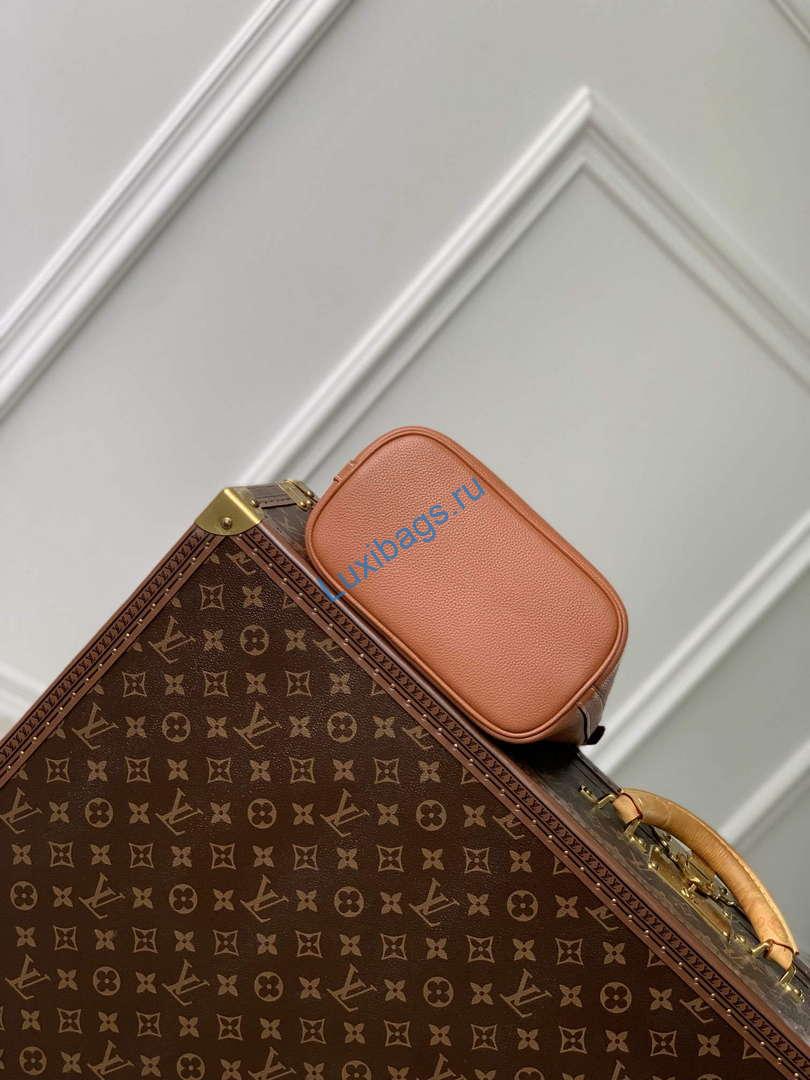 LV M24165 Louis Vuitton Lock and Walk Bucket Bag Cognac Brown | lv m24165 louis vuitton lock and walk bucket bag cognac brown 4
