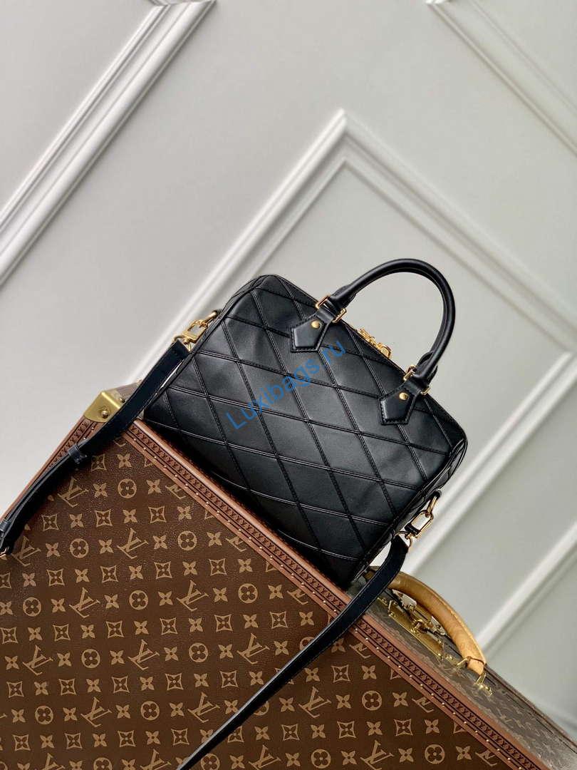 LV M24206 Louis Vuitton Speedy Bandoulière 25 Handbag Black | lv m24206 louis vuitton speedy bandouliere 25 handbag black 3
