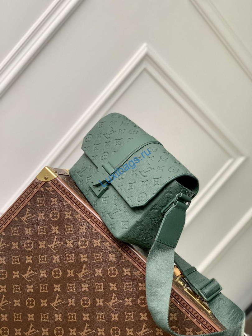 LV M24439 Louis Vuitton S-Cape Messenger Bag Forest Green | lv m24439 louis vuitton s cape messenger bag forest green 2