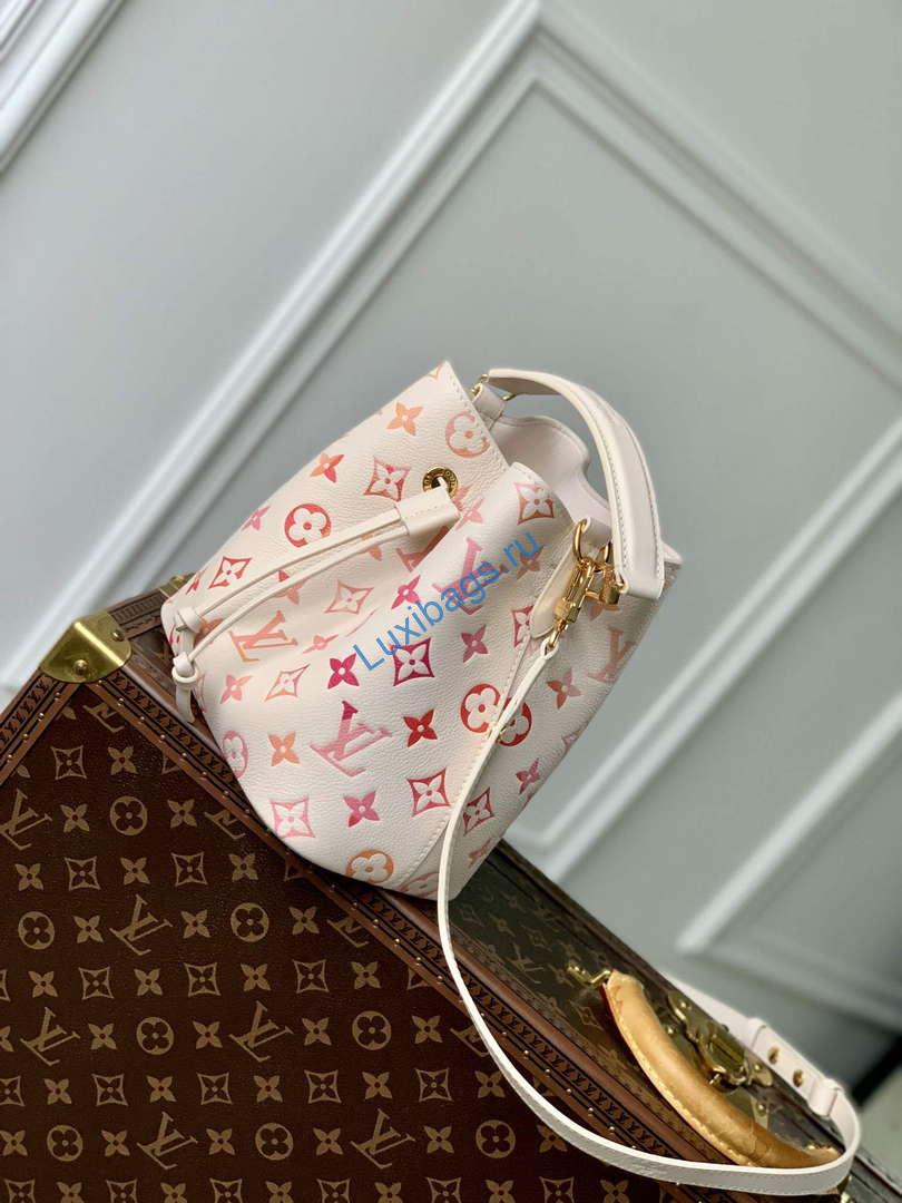 LV M24649 Louis Vuitton Néonoé BB Bucket Bag Sunrise Aquarelle | lv m24649 louis vuitton neonoe bb bucket bag sunrise aquarelle 2