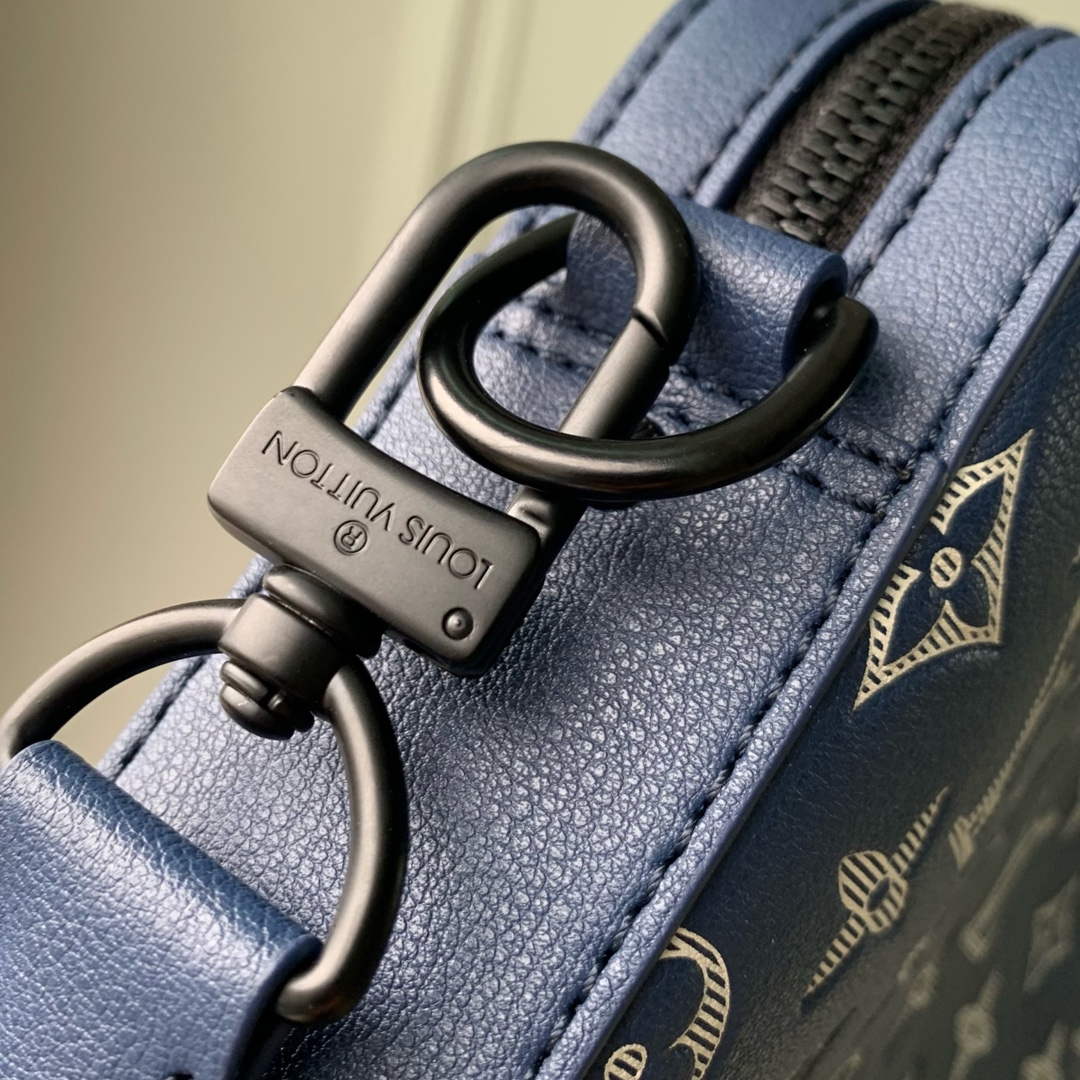 LV M24753 Louis Vuitton Trio Messenger Bag Ink Blue/White | lv m24753 louis vuitton trio messenger bag ink blue white 5