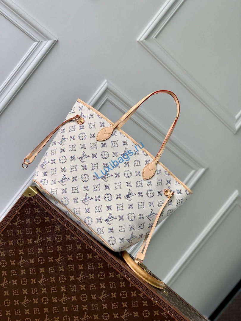 LV M24905 Louis Vuitton Neverfull MM Bag Multicolor Beige | lv m24905 louis vuitton neverfull mm bag multicolor beige 2