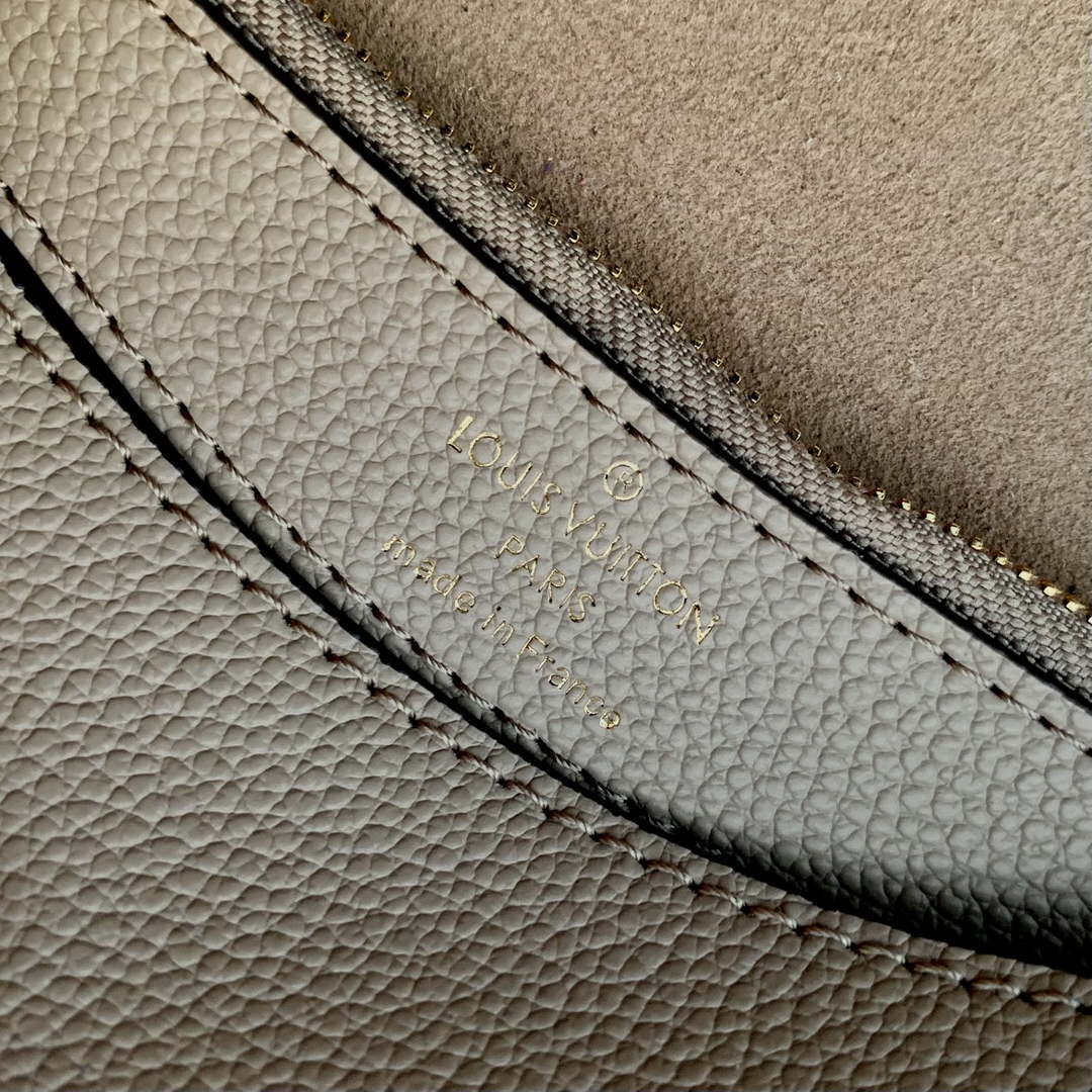 LV M46386 Louis Vuitton Diane Monogram Empreinte Leather Gray with Camel | lv m46386 louis vuitton diane monogram empreinte leather gray with camel 09