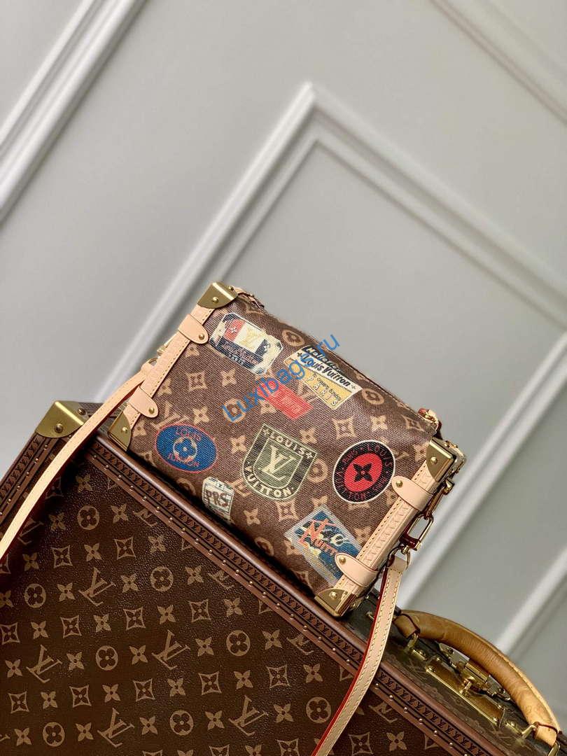 LV M47085 Louis Vuitton Side Trunk MM Other Monogram Canvas Handbag | lv m47085 louis vuitton side trunk mm other canvas handbag 3