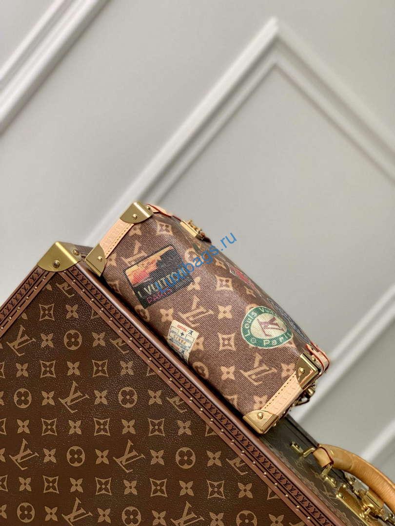 LV M47085 Louis Vuitton Side Trunk MM Other Monogram Canvas Handbag | lv m47085 louis vuitton side trunk mm other canvas handbag 4