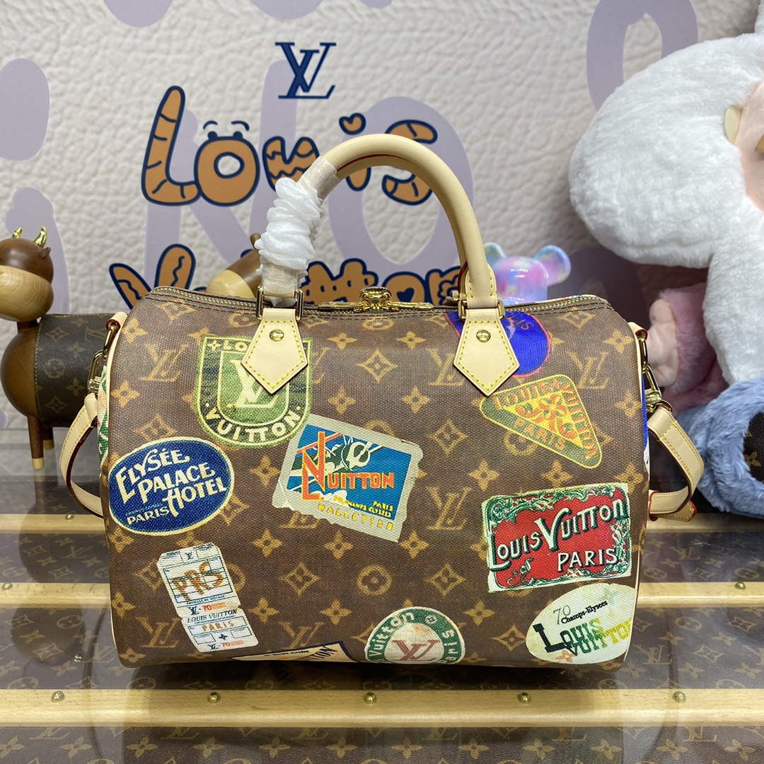 LV M47087 Louis Vuitton Speedy Bandoulière 30 Handbag Monogram Canvas | lv m47087 louis vuitton speedy bandouliere 30 handbag monogram canvas 2