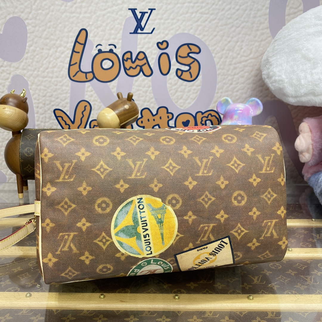 LV M47087 Louis Vuitton Speedy Bandoulière 30 Handbag Monogram Canvas | lv m47087 louis vuitton speedy bandouliere 30 handbag monogram canvas 4
