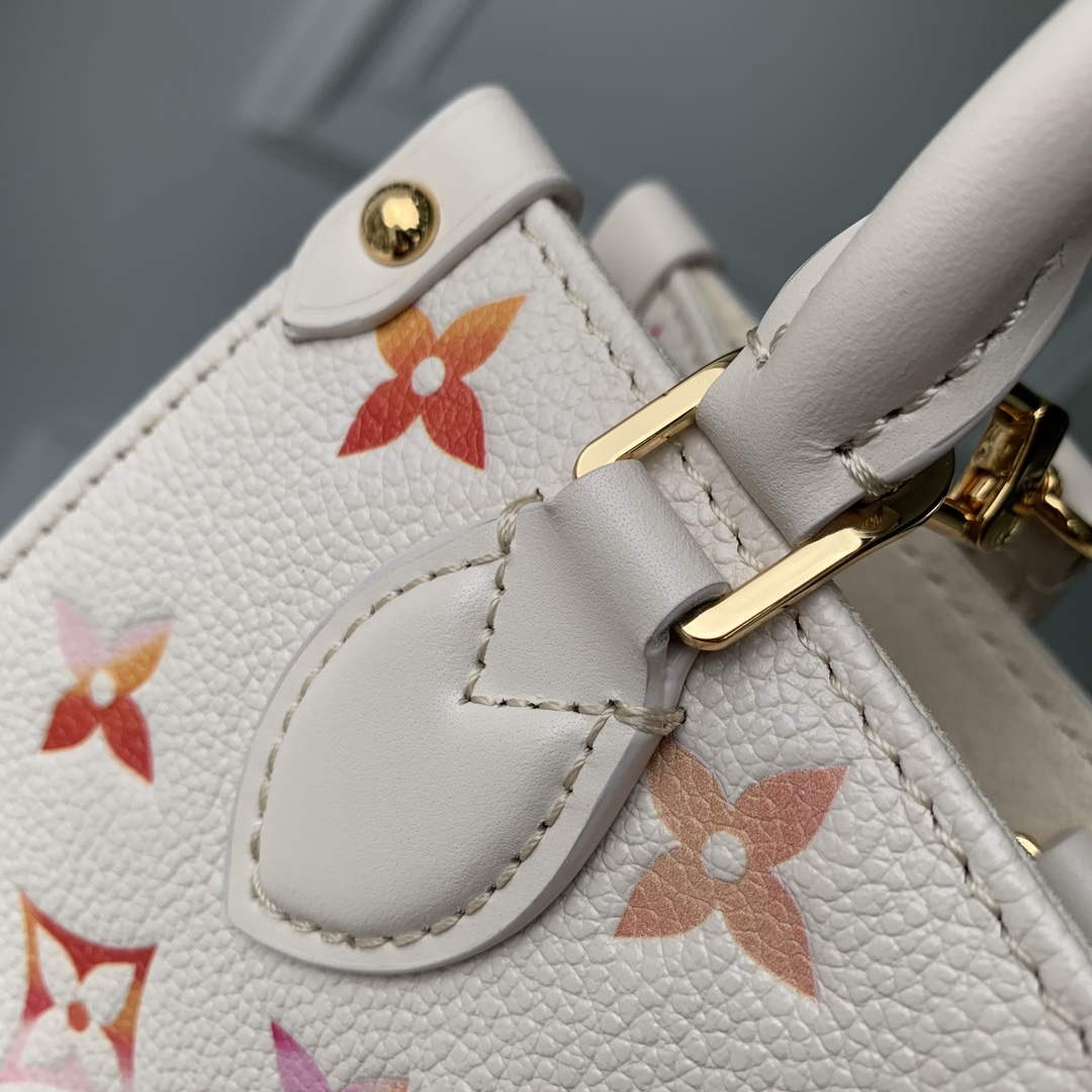 LV M47115 Louis Vuitton OnTheGo BB Handbag Sunrise Aquarelle | lv m47115 louis vuitton onthego bb handbag sunrise aquarelle 7