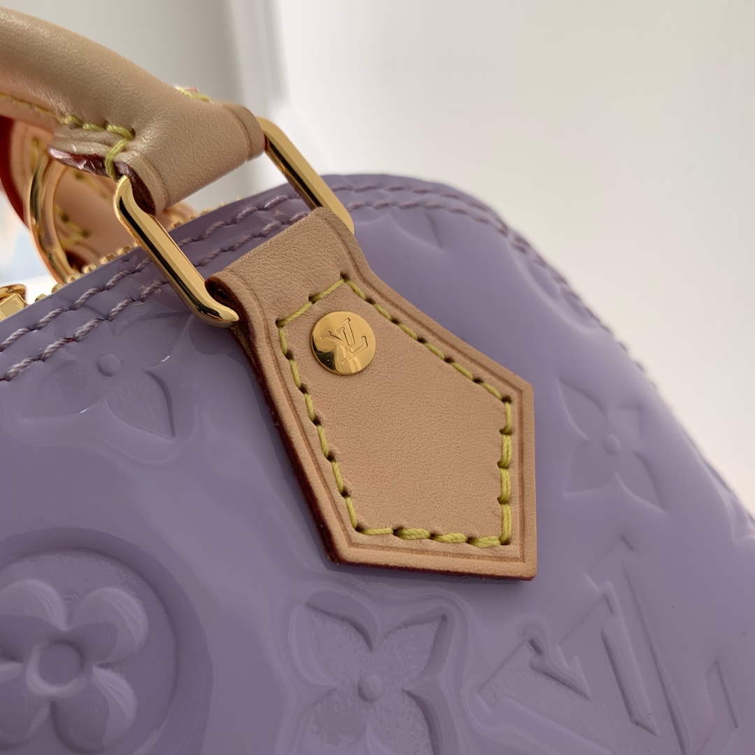 LV M82974 Louis Vuitton Nano Alma Handbag Glossy Lilac | lv m82974 louis vuitton nano alma handbag glossy lilac 7