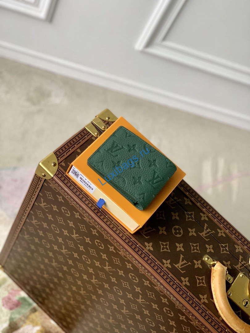 LV M83055 Louis Vuitton Multiple Wallet Forest Green | lv m83055 louis vuitton multiple wallet forest green 2