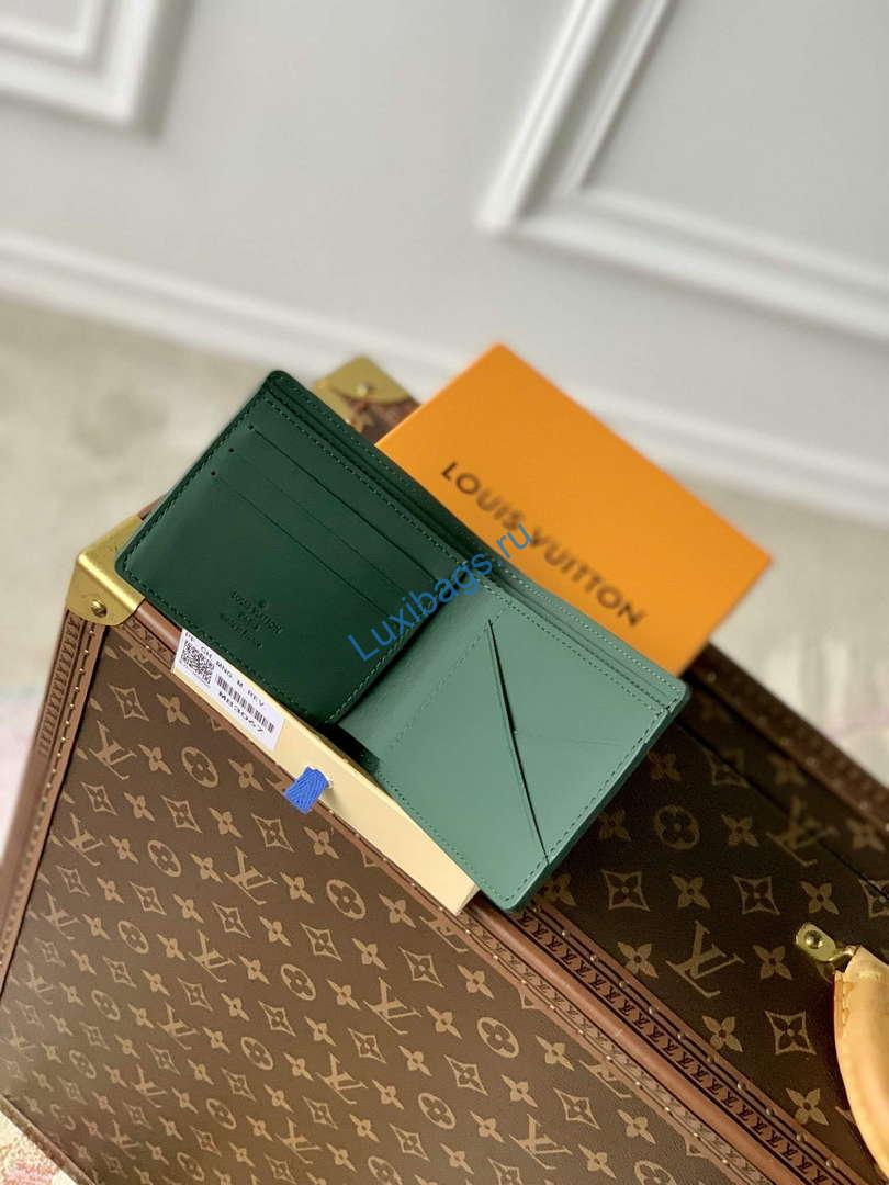 LV M83055 Louis Vuitton Multiple Wallet Forest Green | lv m83055 louis vuitton multiple wallet forest green 6