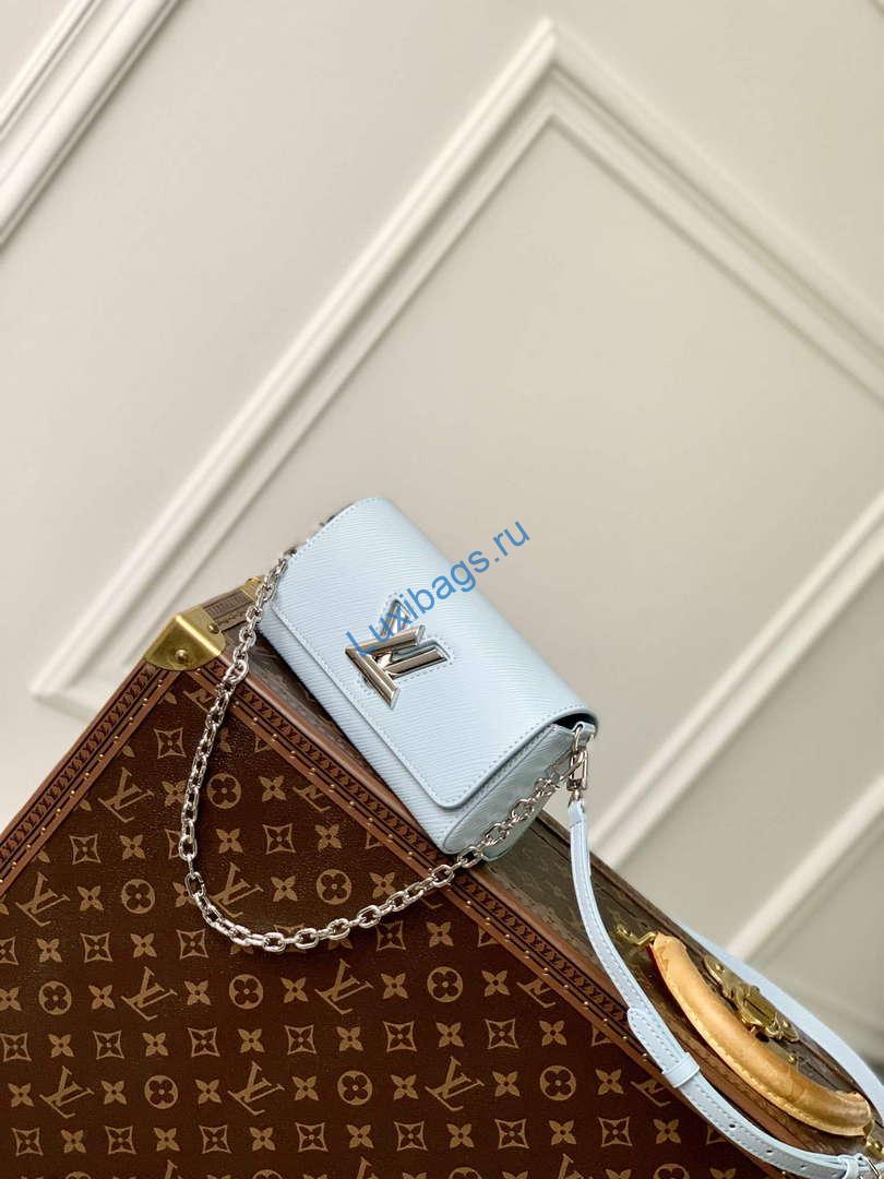 LV M83478 Louis Vuitton Twist West Pochette Epi leather Bag Ice Blue | lv m83478 louis vuitton twist west pochette epi leather bag ice blue 2