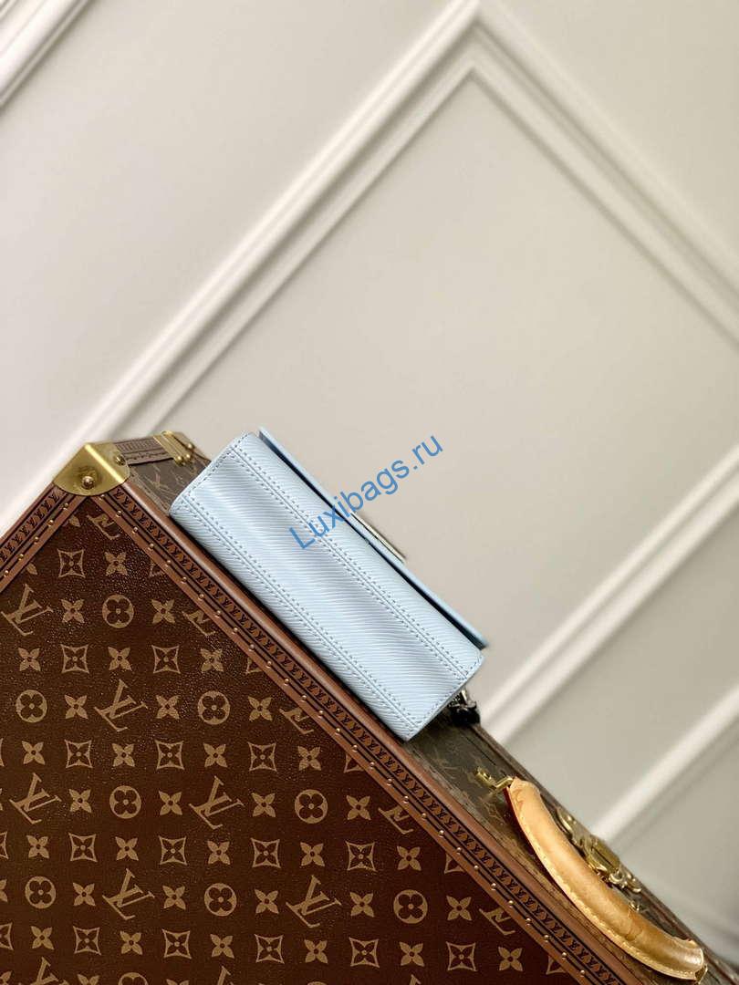 LV M83478 Louis Vuitton Twist West Pochette Epi leather Bag Ice Blue | lv m83478 louis vuitton twist west pochette epi leather bag ice blue 4