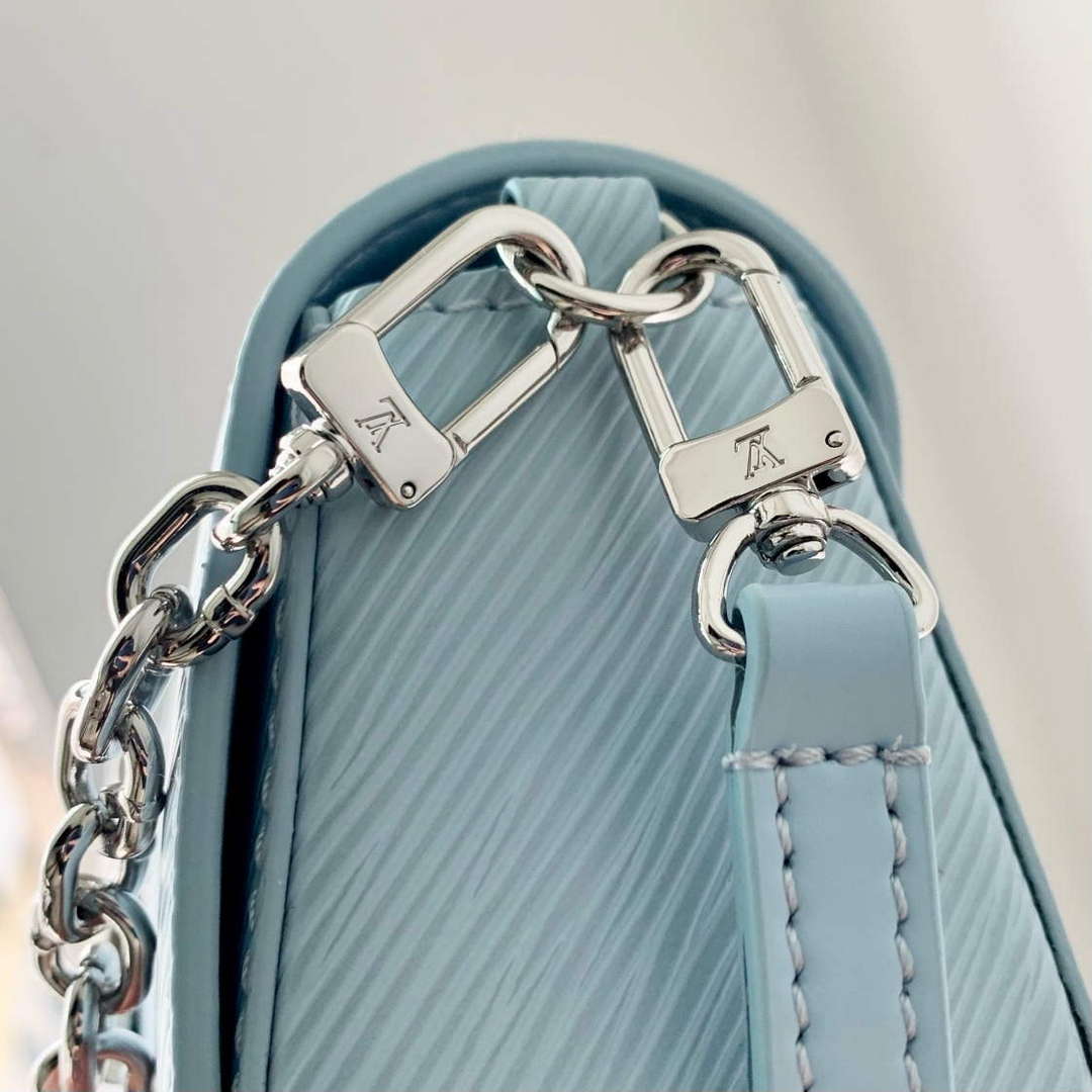LV M83478 Louis Vuitton Twist West Pochette Epi leather Bag Ice Blue | lv m83478 louis vuitton twist west pochette epi leather bag ice blue 6
