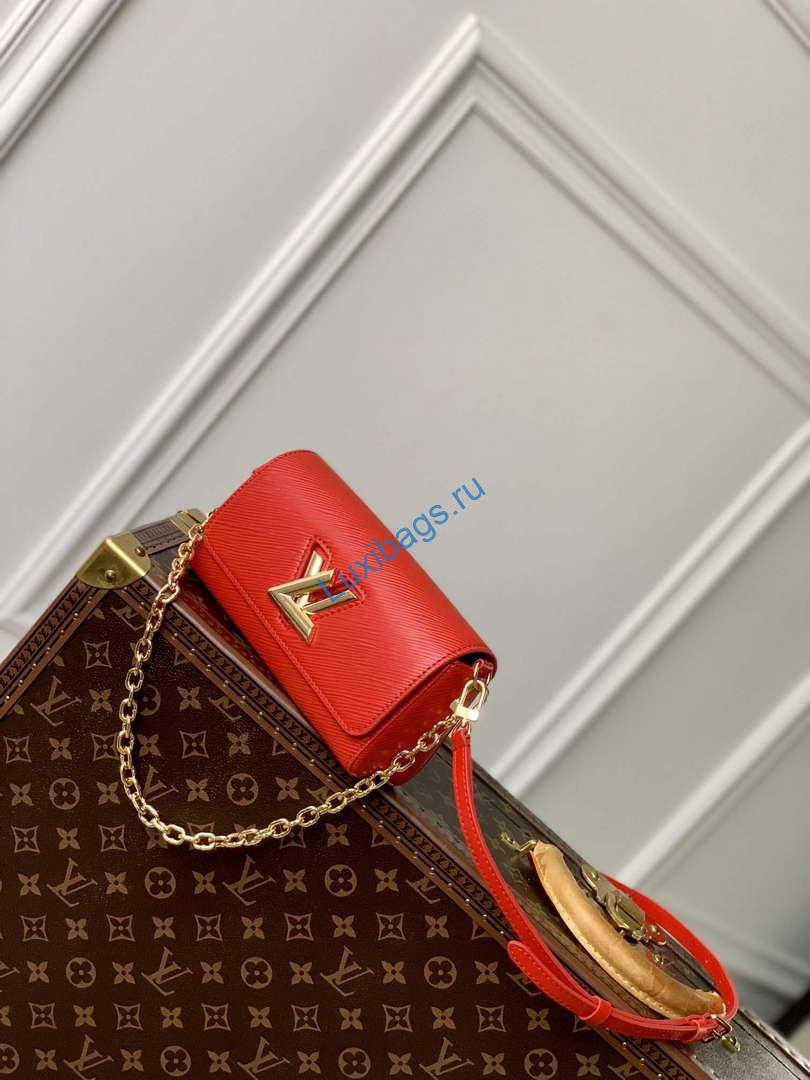 LV M83478 Louis Vuitton Twist West Pochette Epi leather Bag Red | lv m83478 louis vuitton twist west pochette epi leather bag red 2