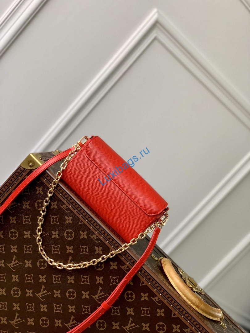 LV M83478 Louis Vuitton Twist West Pochette Epi leather Bag Red | lv m83478 louis vuitton twist west pochette epi leather bag red 3