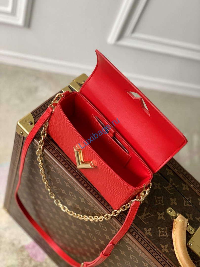 LV M83478 Louis Vuitton Twist West Pochette Epi leather Bag Red | lv m83478 louis vuitton twist west pochette epi leather bag red 9