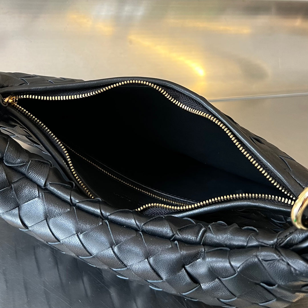 Bottega Veneta BV 764281 Medium Gemelli Black | bottega veneta bv 764281 medium gemelli black 005