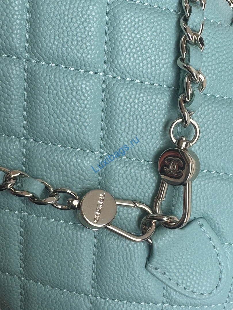 Chanel Ap3753 CLASSIC MINI Backpack Calfskin Lake Blue | chanel ap3753 classic mini backpack calfskin lake blue 08