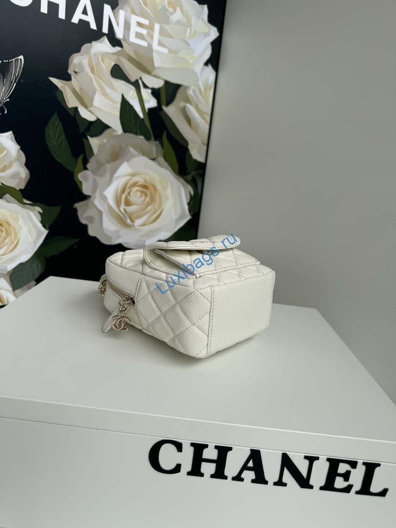 Chanel Ap3753 CLASSIC MINI Backpack Calfskin White | chanel ap3753 classic mini backpack calfskin white 07