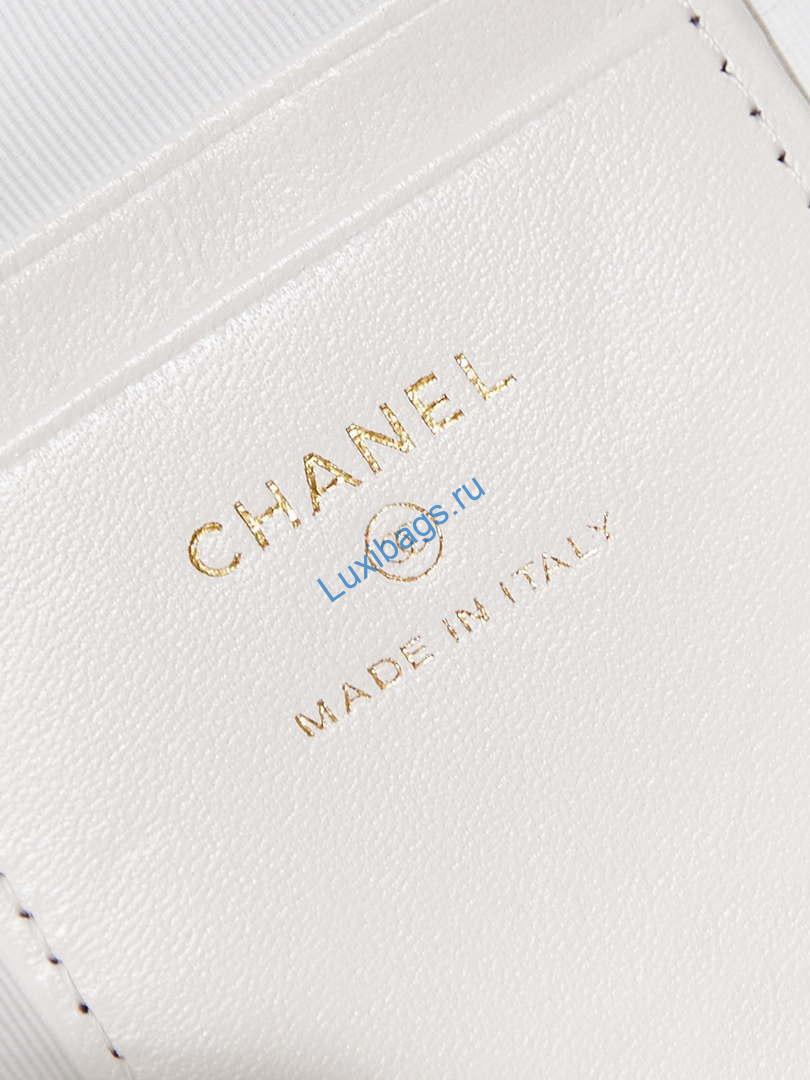 Chanel Ap3753 CLASSIC MINI Backpack Lambskin White | chanel ap3753 classic mini backpack lambskin white 18