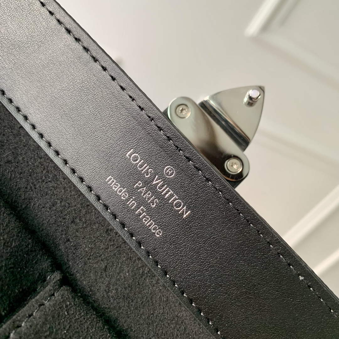 LV M10145 Louis Vuitton Etui Bijoux Jewellery Case Black Monogram coated canvas | lv m10145 louis vuitton etui bijoux jewellery case black monogram coated canvas 7