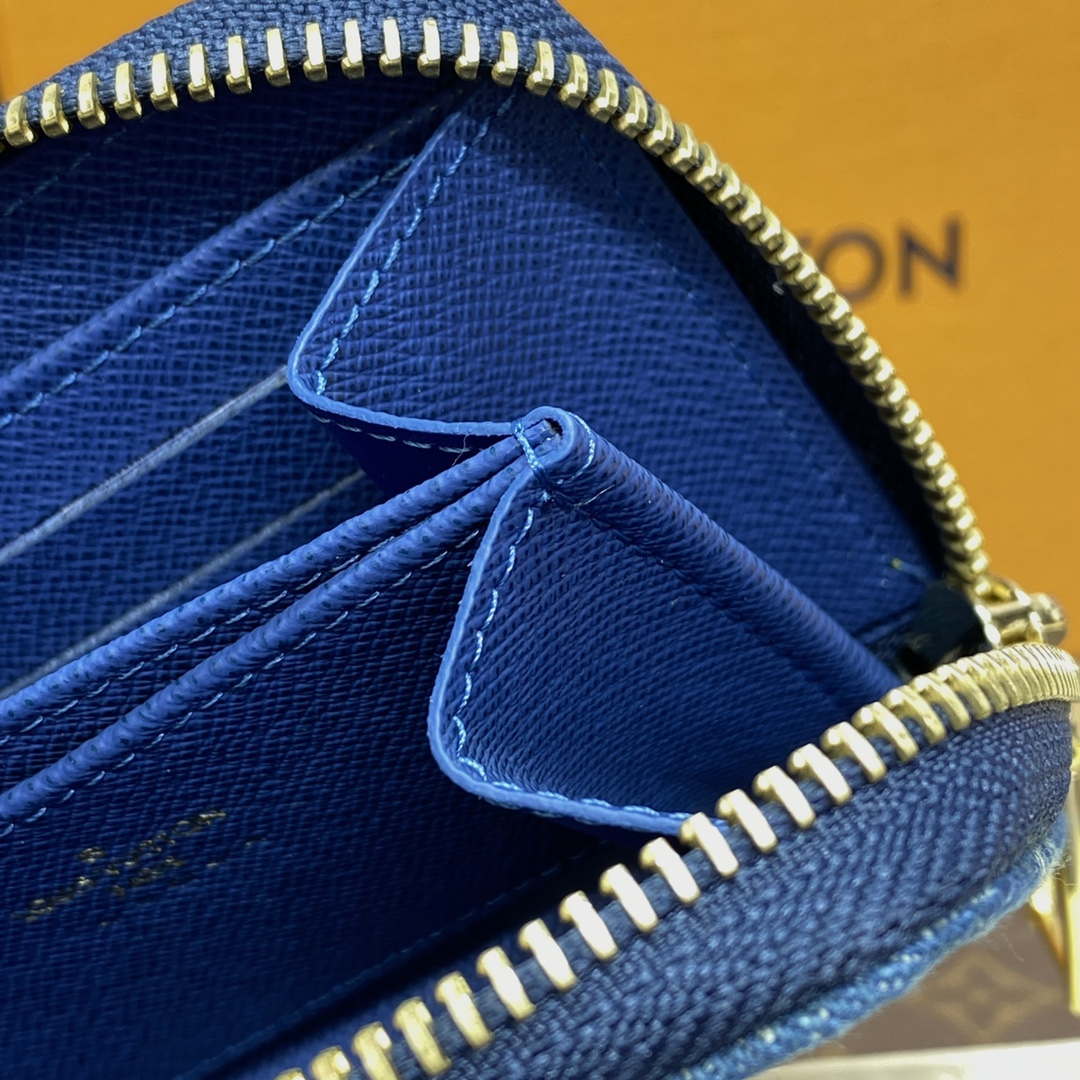 LV M82957 Louis Vuitton New LV Remix Zippy Coin Purse Monogram denim | lv m60017 louis vuitton new lv remix zippy coin purse monogram denim 006