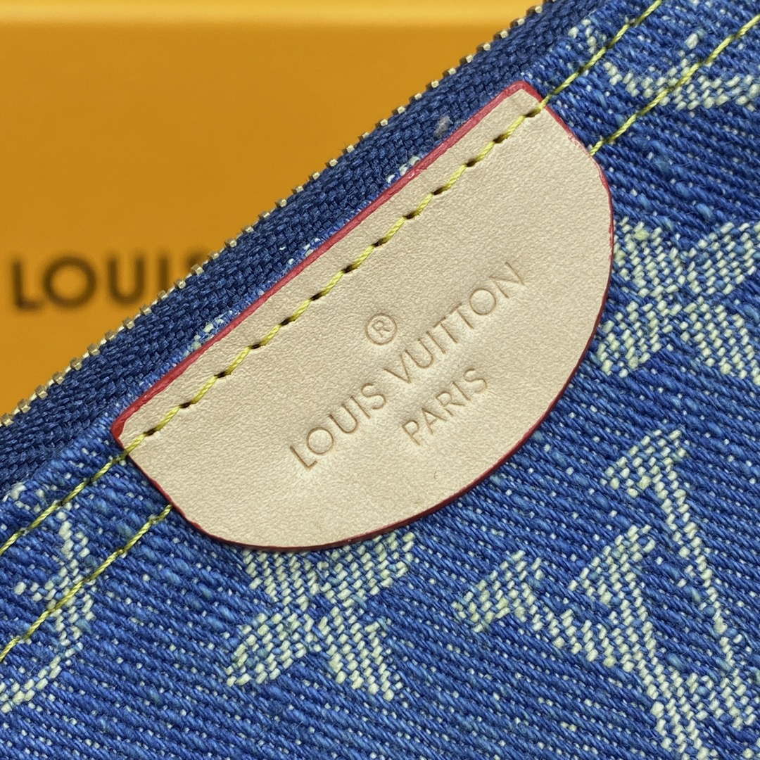 LV M82961 Louis Vuitton New LV Remix Key Pouch Monogram denim | lv m82961 louis vuitton new lv remix key pouch monogram denim 004