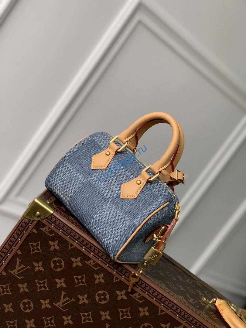 LV N40682 Louis Vuitton Speedy Bandoulière 18 Bag Blue | lv n40682 louis vuitton speedy bandouliere 18 bag blue 2