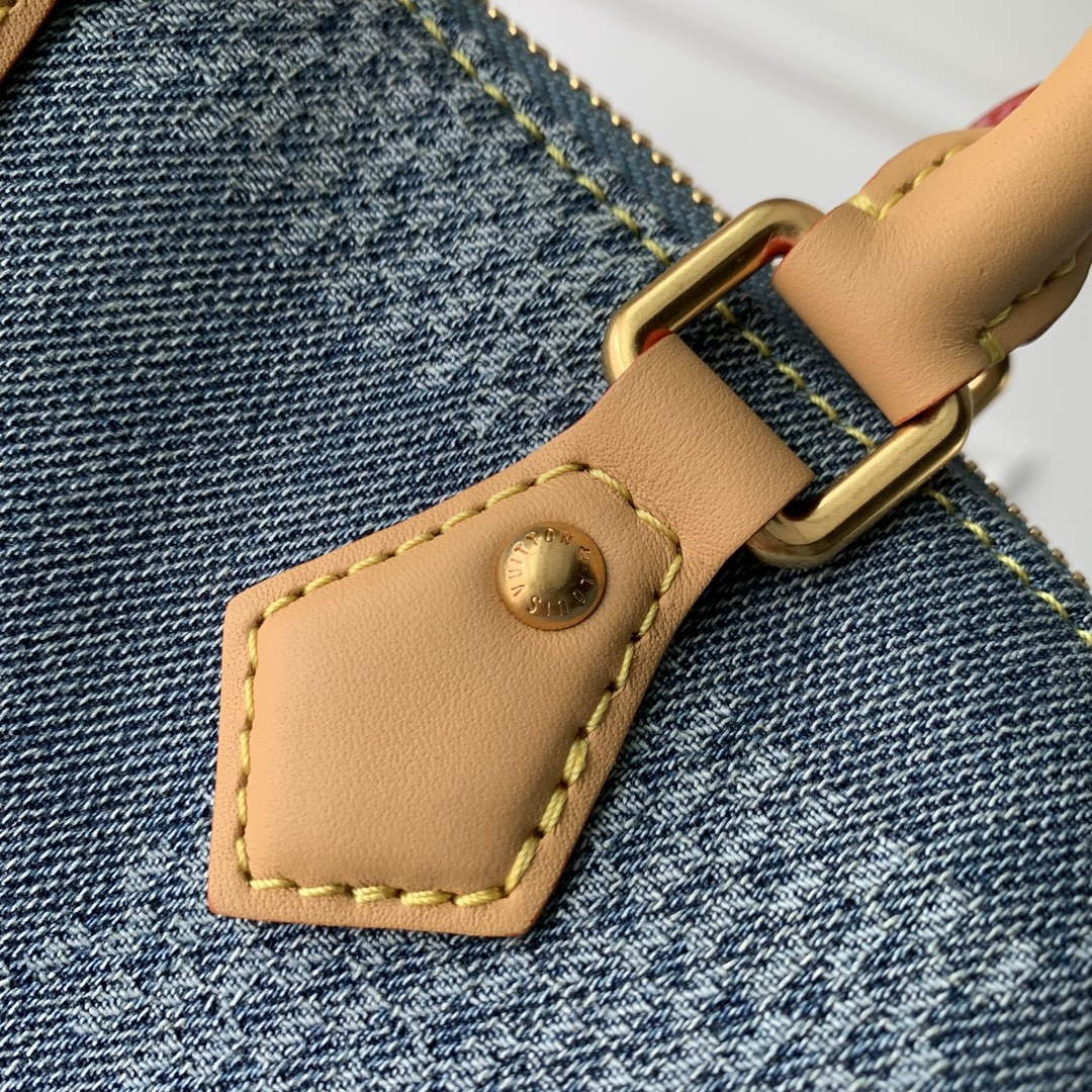 LV N40682 Louis Vuitton Speedy Bandoulière 18 Bag Blue | lv n40682 louis vuitton speedy bandouliere 18 bag blue 7