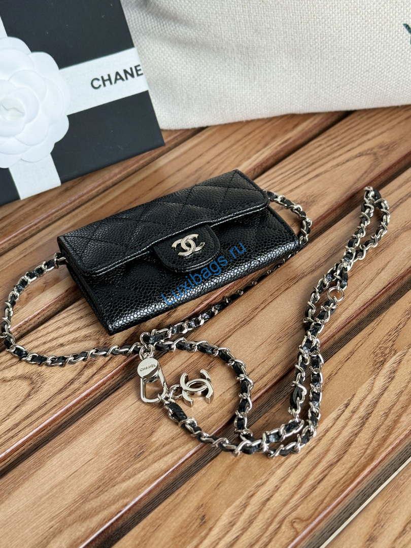 Chanel A81081 Wallet on Chain Shiny Calfskin Black Big ball | chanel a81081 wallet on chain shiny calfskin black bigl ball 012