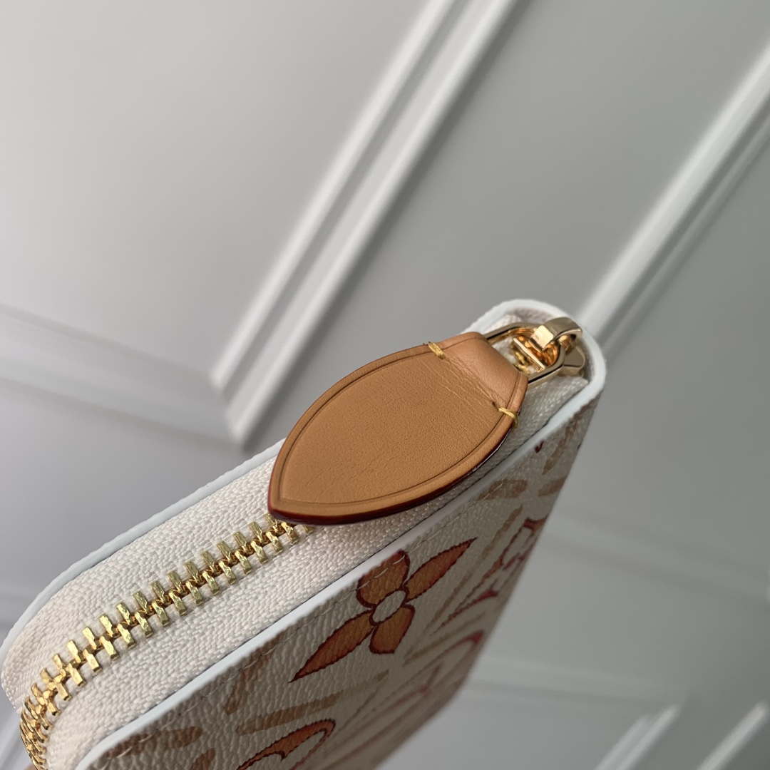 LV M11455 Louis Vuitton LV By The Pool Zippy Wallet Coral | lv m11455 louis vuitton lv by the pool zippy wallet 005