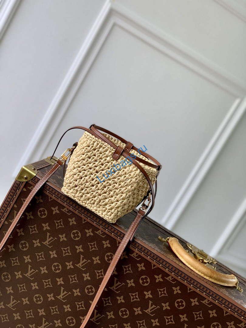 LV M83521 Louis Vuitton Noé Purse Bag Natural / Tan | lv m83521 louis vuitton noe purse bag natural tan 3