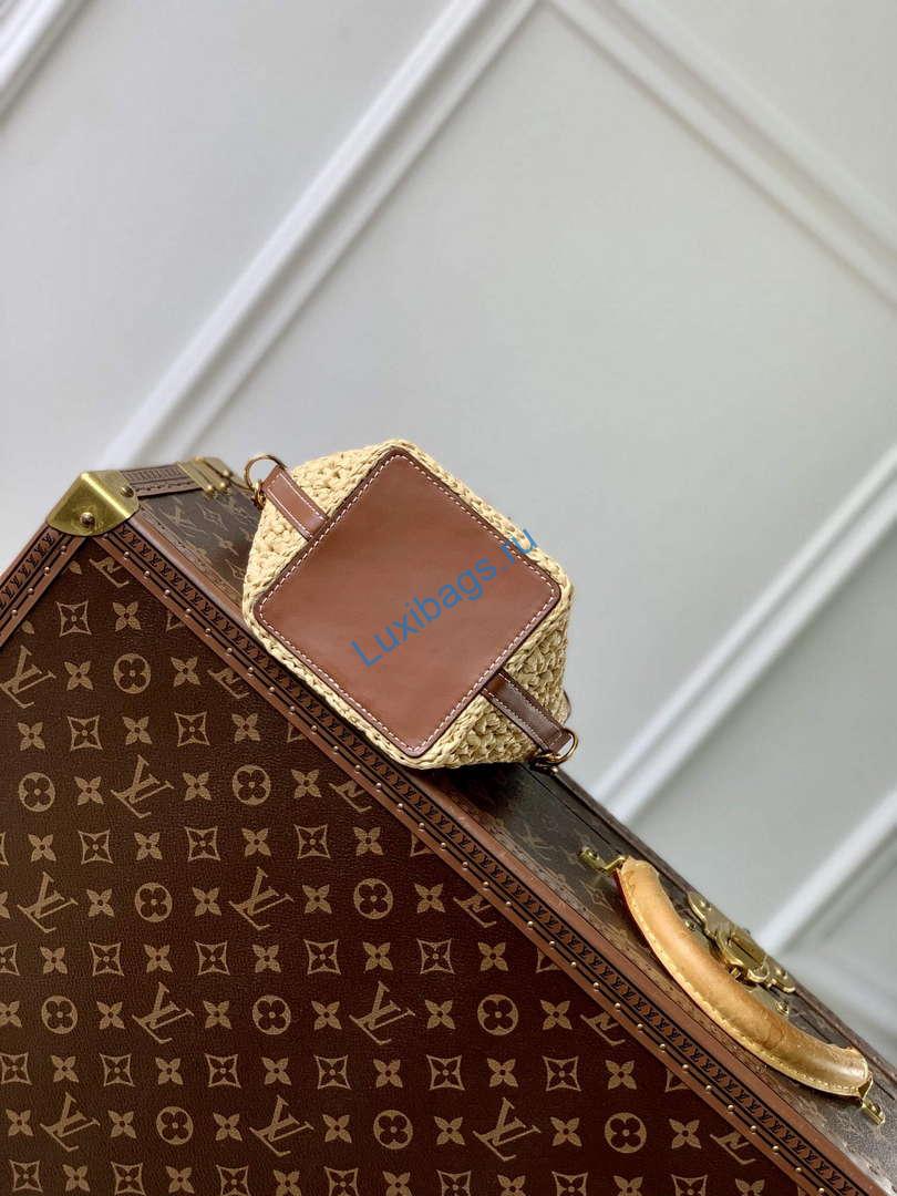LV M83521 Louis Vuitton Noé Purse Bag Natural / Tan | lv m83521 louis vuitton noe purse bag natural tan 4