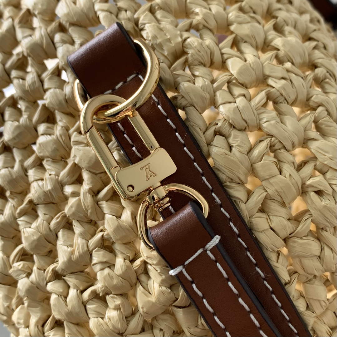 LV M83521 Louis Vuitton Noé Purse Bag Natural / Tan | lv m83521 louis vuitton noe purse bag natural tan 6