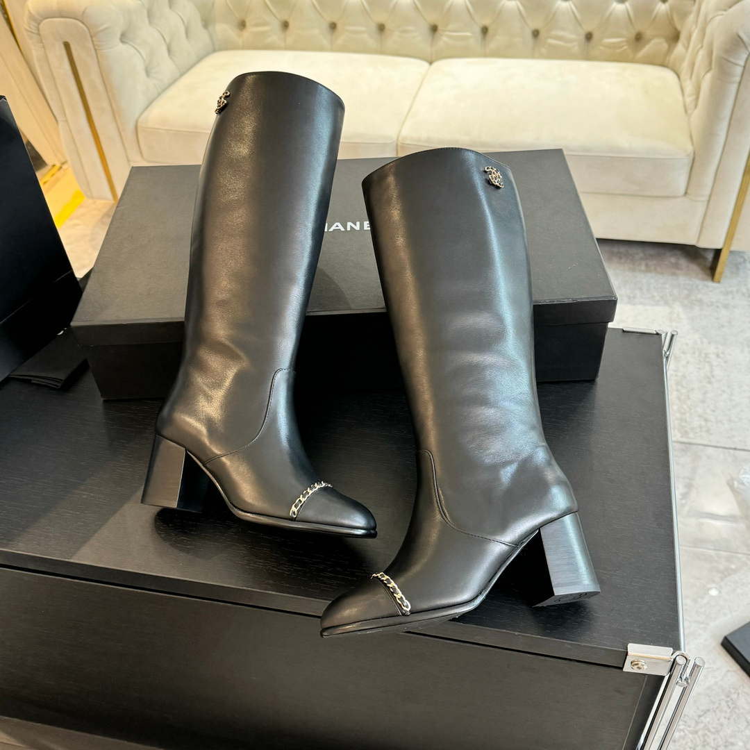 Chanel Women's G45977 Fashion High Boots Calfskin C92423 | chanel womens g45977 fashion high boots calfskin c92421 022