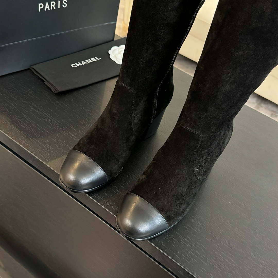 Chanel Women's G45977 Fashion High Boots Calfskin C92428 | chanel womens g45977 fashion high boots calfskin c92421 070