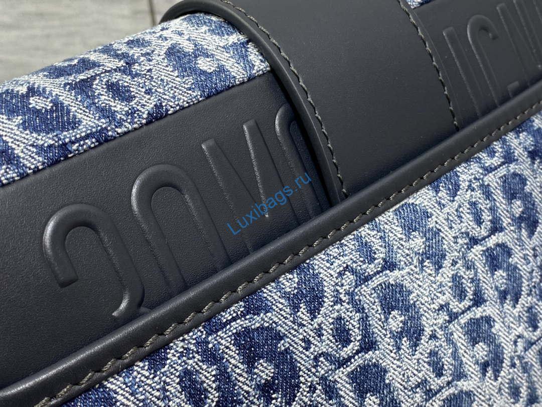 Dior M9334 30 Montaigne Bag with Chain Blue Denim Dior Oblique Jacquard M2021 | dior m9334 30 montaigne bag with chain blue denim dior oblique jacquard 005