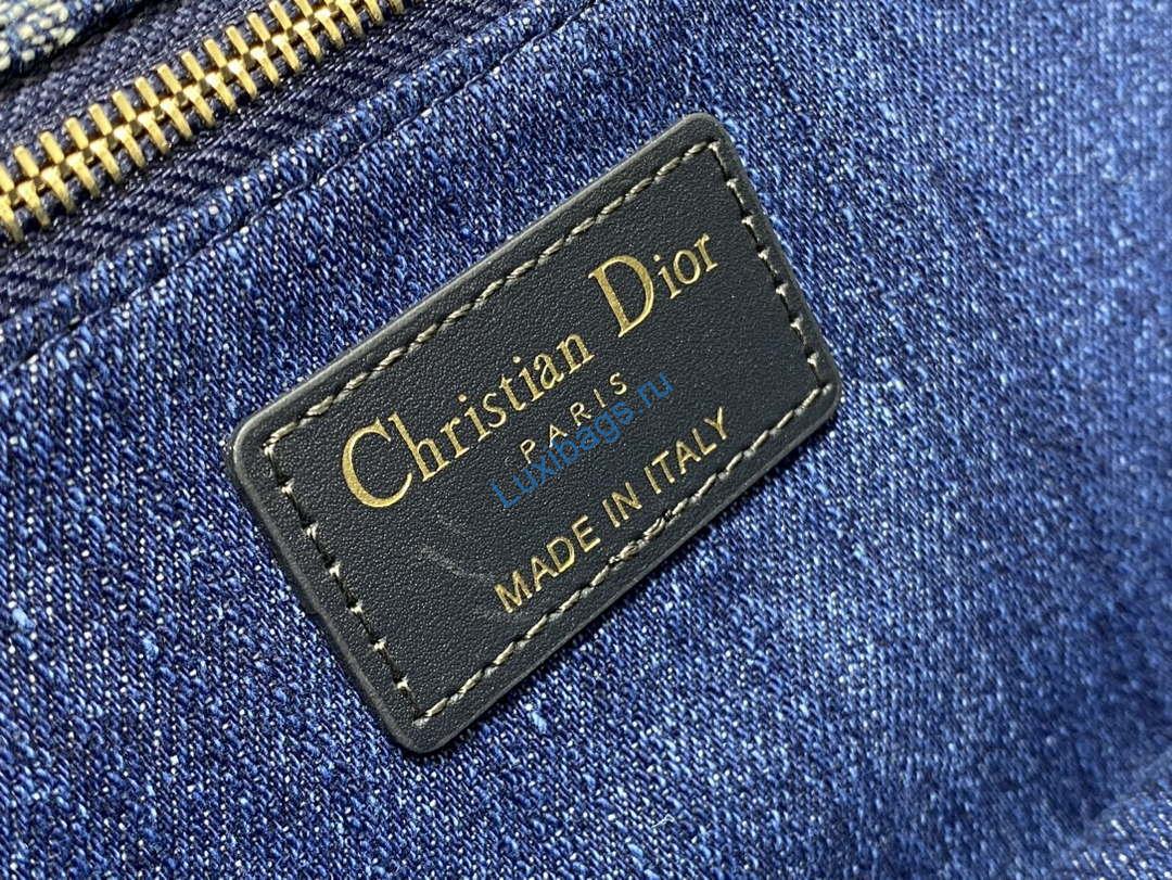 Dior M9334 30 Montaigne Bag with Chain Blue Denim Dior Oblique Jacquard M2021 | dior m9334 30 montaigne bag with chain blue denim dior oblique jacquard 009